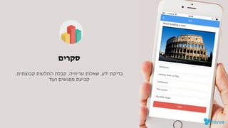 ,‫טריוויה‬ ‫שאלות‬ ,‫ידע‬ ‫בדיקת‬ ,‫קבוצתית‬ ‫החלטות‬ ‫קבלת‬

‫ועוד‬ ‫מפגשים‬ ‫קביעת‬
!‫ת‬‫ומעורבו‬ ‫החלטות‬ ‫קבלת‬
 