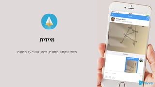 ‫תמונה‬ ‫על‬ ‫ואיור‬ ,‫וידאו‬ ,‫תמונה‬ ,‫טקסט‬ ‫מסרי‬
!‫ת‬‫מיידי‬ ‫תקשורת‬
 