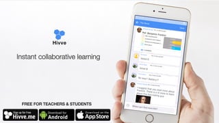 The first collaborative learning messenger
learning together. re-invented.
Free for teachers and students
 