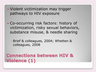 HIV &amp; Violence