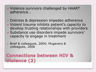 HIV &amp; Violence