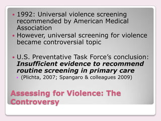 HIV &amp; Violence