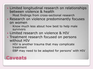 HIV &amp; Violence