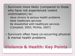 HIV &amp; Violence