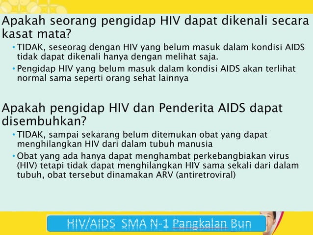 bahan ajar hiv aids dan penularanya untuk sma | PPT