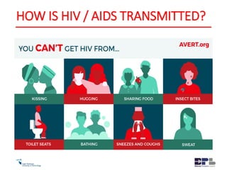HOW IS HIV / AIDS TRANSMITTED?
 