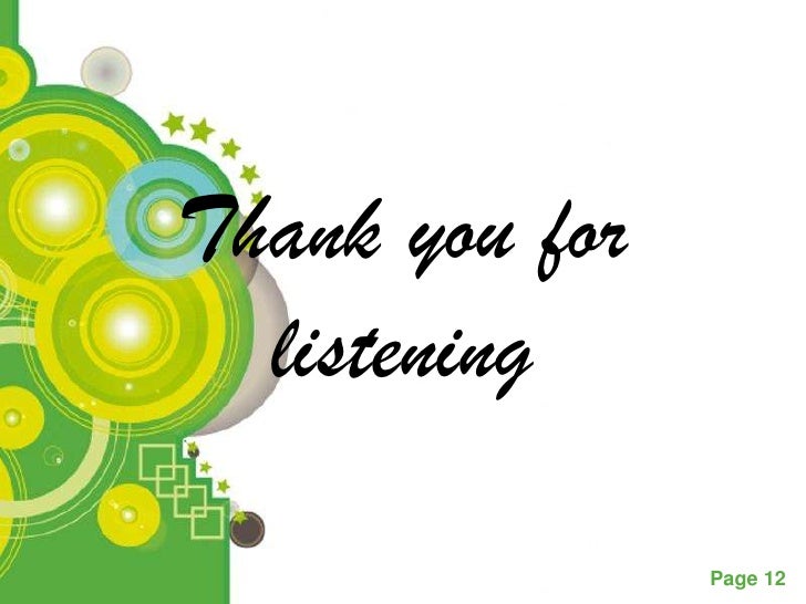thank you for listening powerpoint slide thank you for listening powerpoint slide