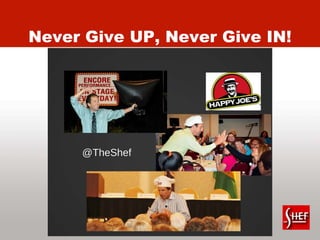Never Give UP, Never Give IN!
 