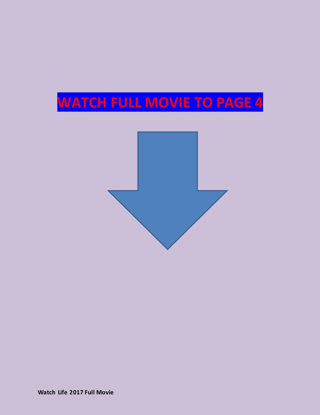 Watch Life (2017) full movie streaming online free
