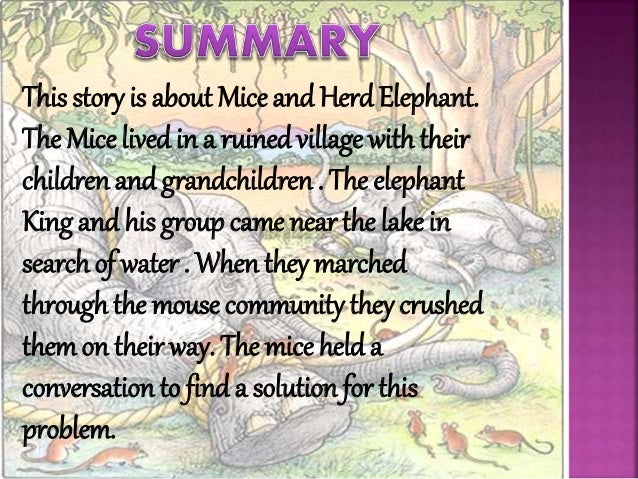 The Mice That Set The Elephant Free