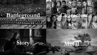Battleground Characters
Story Moral
 