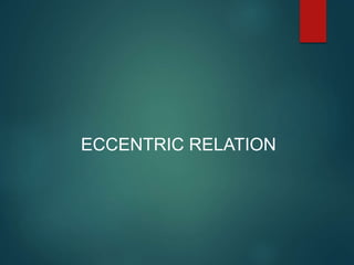 ECCENTRIC RELATION
 