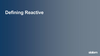 Reactive Programming in Spring with Webflux | PPT