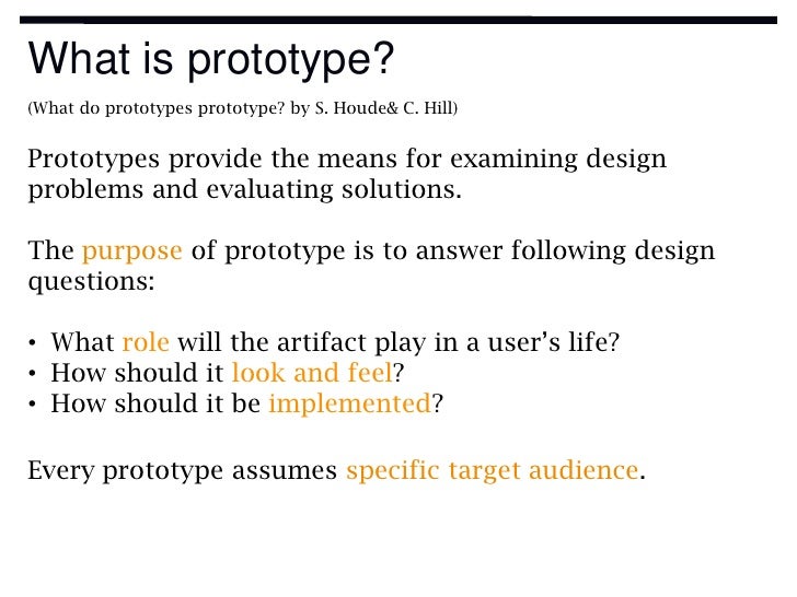 Prototyping The Mobile Service
