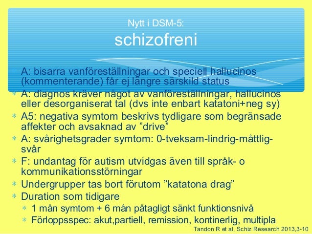 symtom på schizofreni symtom på schizofreni