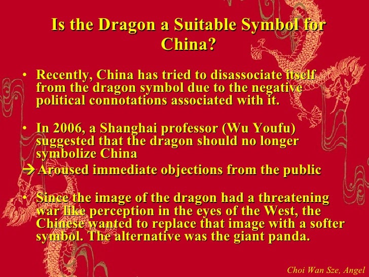 Symbolic Meanings of Dragons between East and West ( HKBU / Contempor…
