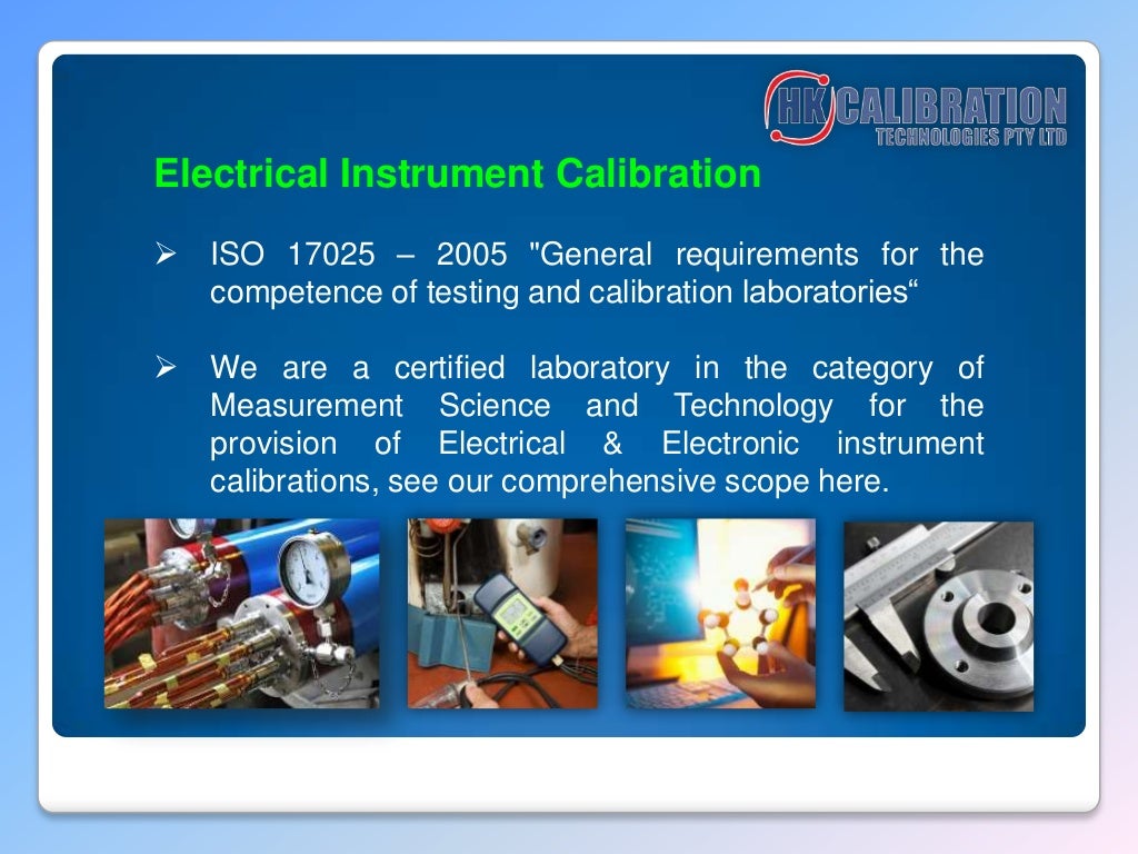 HK Calibration Electrical Instrument Calibration