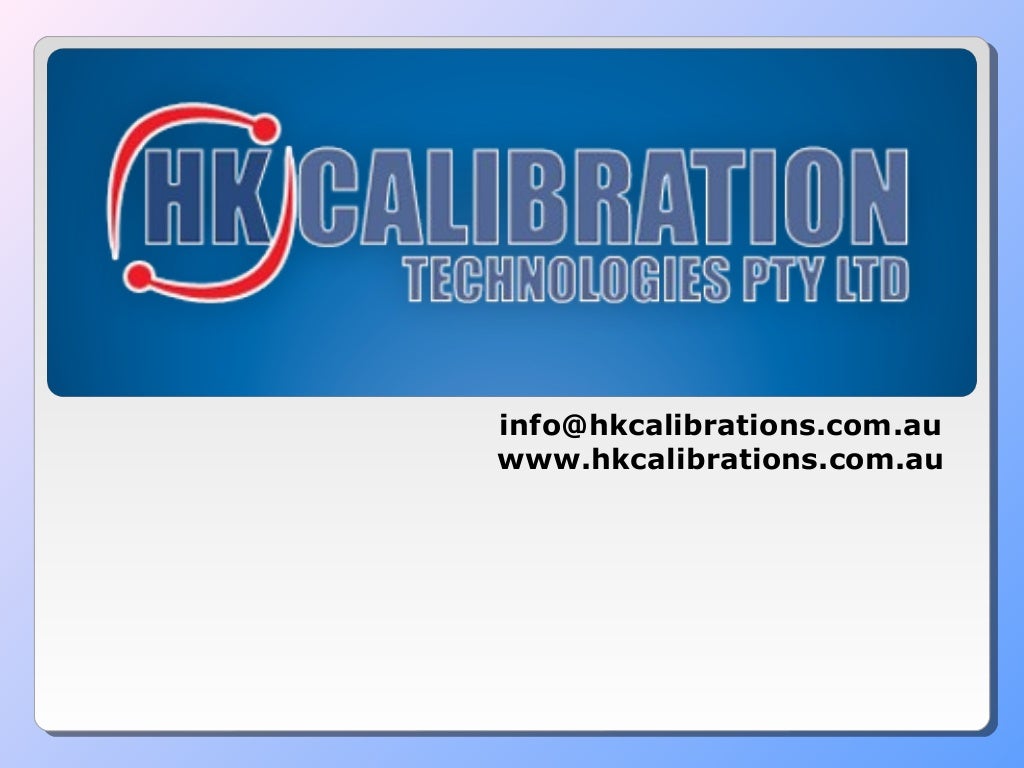 Hk calibration technologies pty. ltd
