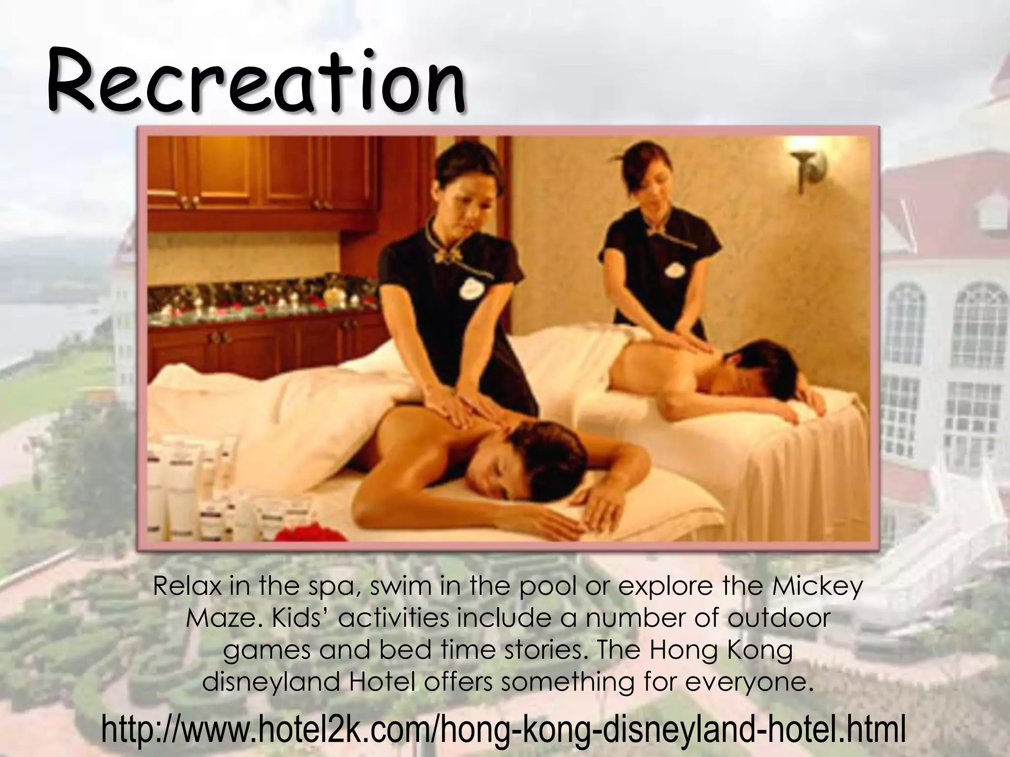 Hongkong Disney Land Hotel PPT hongkong-disney-land-hotel-ppt