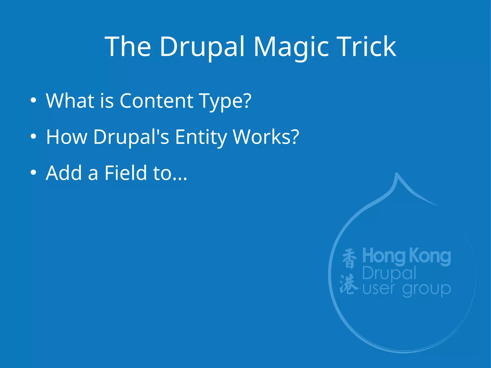 Task: Add a basic page
• Add a “Basic page”.
• Link from the “Main
menu.”
• Challenge: Manage
menu or Add an article.
 