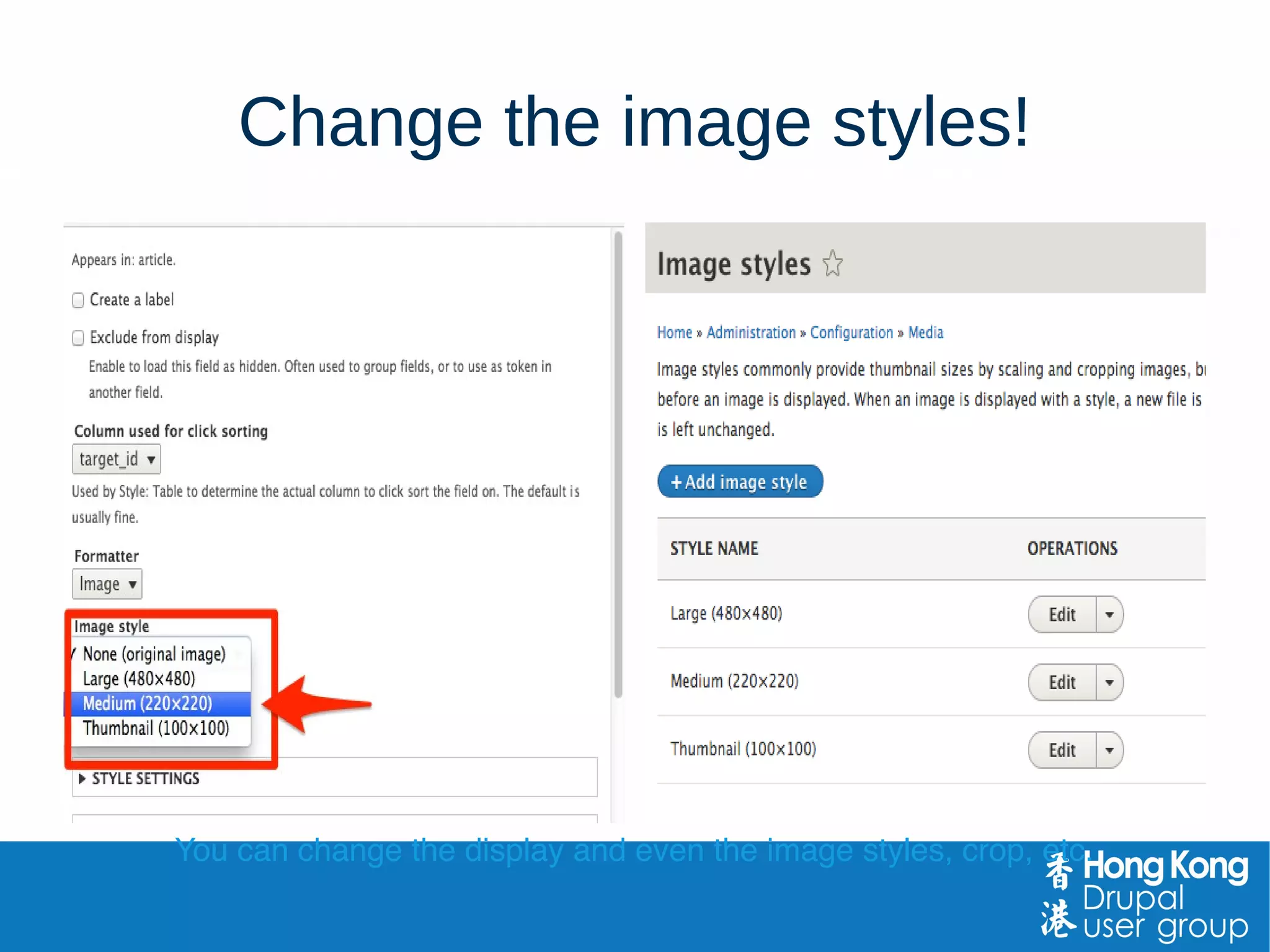 Everything is configurable
 