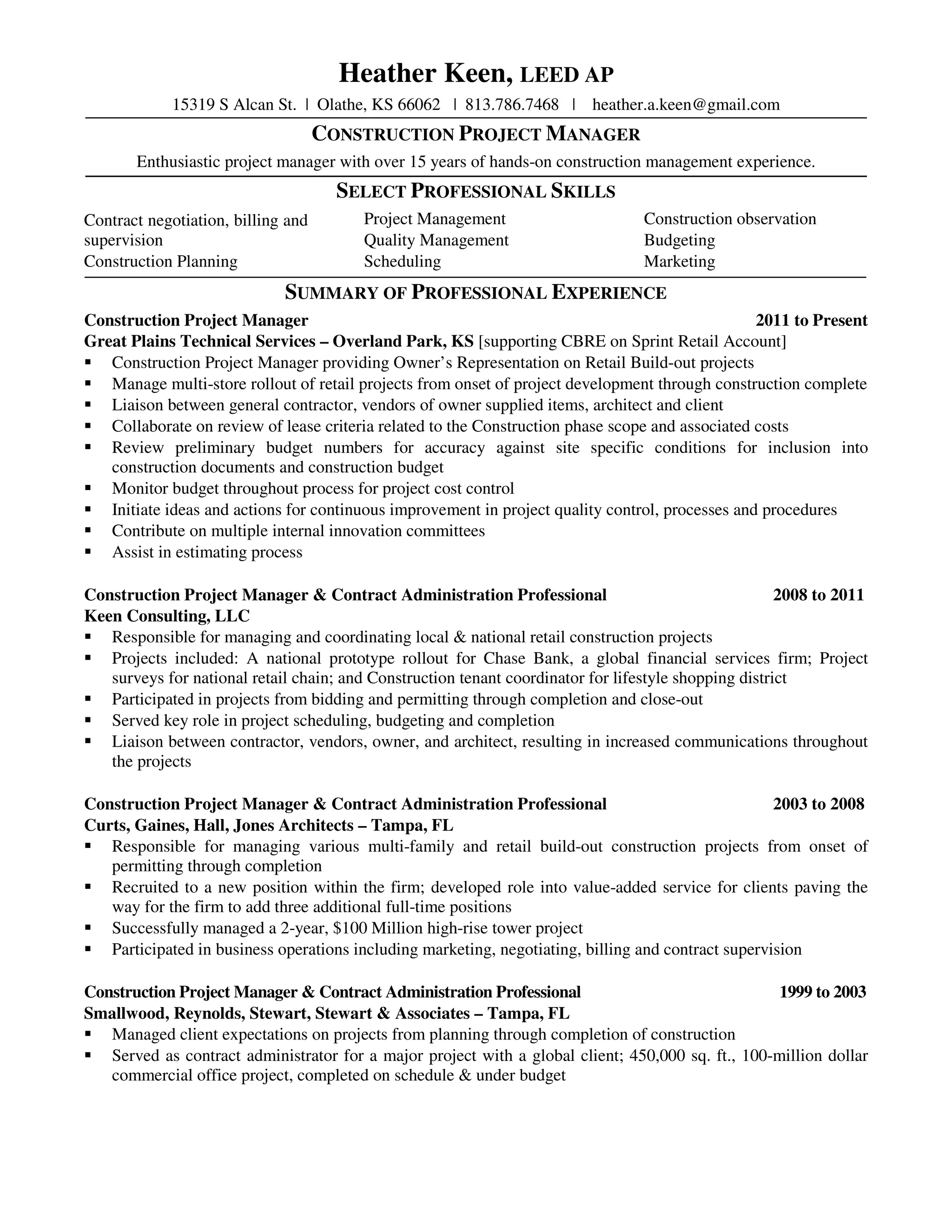 H Keen Resume With Recommendations - H Keen Resume With Recommendations 1 2048 