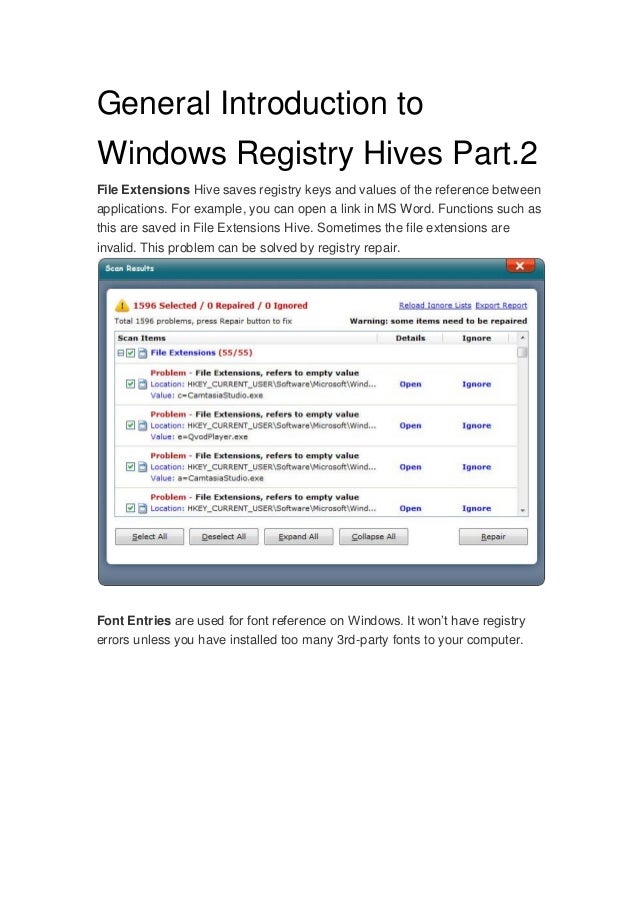 General Introduction to Windows Registry Hives Part.2
