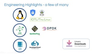 Engineering Highlights - a few of many
IOTL/Tiny Linux
 