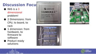 HKG18-116 - RAS Solutions for Arm64 Servers | PDF
