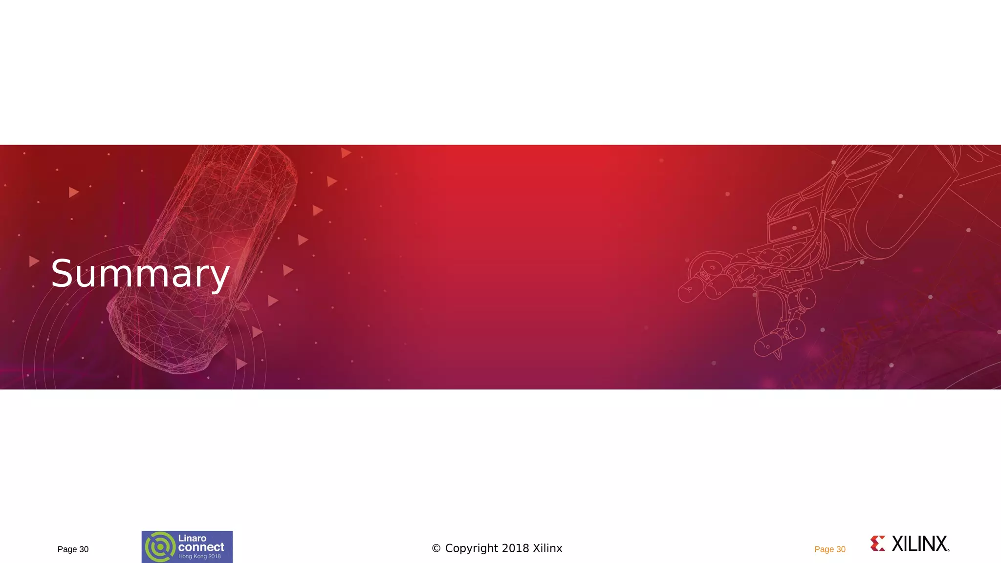 © Copyright 2018 XilinxPage 30
Summary
Page 30
 