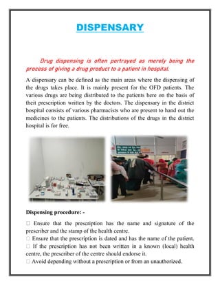 HOSPITAL TRAINING REPORT- I FOR USED AS HOSPITAL EXPERIENCE | PDF