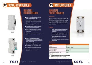 Circuit Breakers Brochure  by CGSL