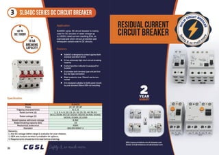 Circuit Breakers Brochure  by CGSL