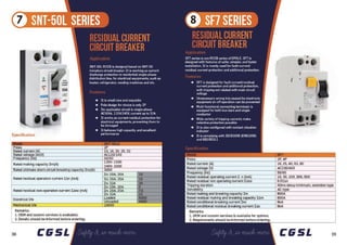 Circuit Breakers Brochure  by CGSL