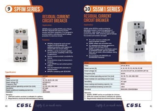 Circuit Breakers Brochure  by CGSL