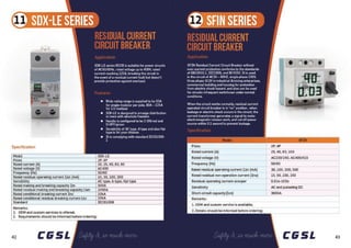 Circuit Breakers Brochure  by CGSL