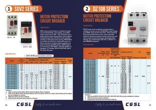 Circuit Breakers Brochure  by CGSL