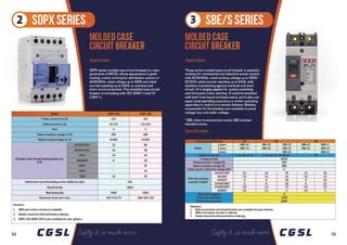 Circuit Breakers Brochure  by CGSL