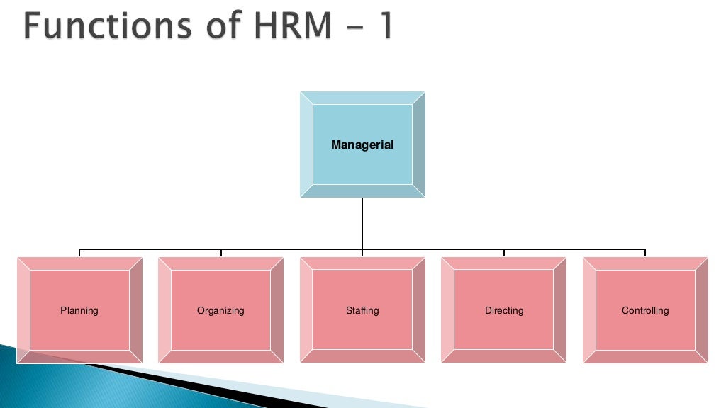 Functions of hrm