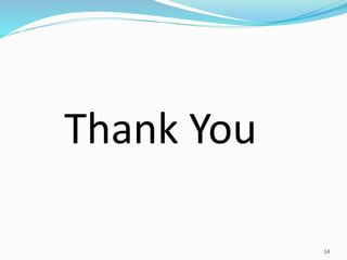 Thank You
14
 