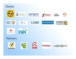 Clients




Partners
 