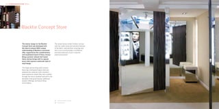 HKR : INTERIOR ARCHITECTURE – RETAIL                                                                                   HKR : INTERIOR ARCHITECTURE

                                                                                                                                                     02




                   01   Blacktie Concept Store


                         The interior design for the Blacktie           The waxed ebony timber finishes contrast
                         Concept Store was developed with               with the subtle tones and sensitive textures
                         the client to ensure HKR’s unique              of the fabric, wall and floor coverings and
                         understanding of Blacktie’s core brand         this in turn communicates a confidence
                         offer, supported by the complementary          and style expected of such a premier
                         well established brand of Henry Jermyn.        retail environment.
                         Being a premier tailored shirt brand,
                         Henry Jermyn brings with it a special
                         luxury that requires a particular style of
                         retail design.

                         The bright and exciting retail solution,
                         featuring a transparent glass staircase,
                         presents the customer with a dynamic
                         retail experience where they have visibility
                         through the mirror panelled stairwell to the
                         decadent male grooming bar, additional
                         product offerings, and lavish fitting
                         rooms below.




                                                                        01	 Garment display modules
                                                                        02	 Fitting rooms
 