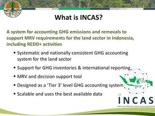 Keeping track of forests: systems for measurement, reporting and verification (MRV) - Experience from the Indonesian National Carbon Accounting System