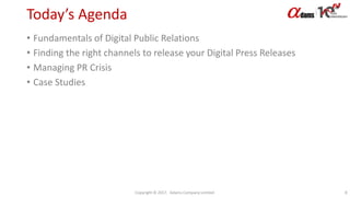 Case Study of Digital PR and PR Crisis Management | PDF