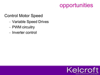 opportunities Control Motor Speed Variable Speed Drives PWM circuitry Inverter control 