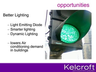 opportunities Better Lighting Light Emitting Diode Smarter lighting Dynamic Lighting lowers Air conditioning demand in buildings 