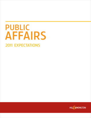 PUBLIC
AFFAIRS
201 EXPECTATIONS
   1
 