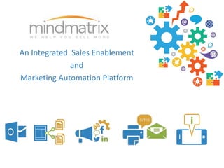 An Integrated Sales Enablement 
and 
Marketing Automation Platform 
 