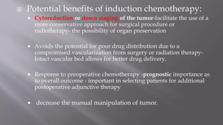 Chemotherapy of Head and neck cancers seminar | PPTX