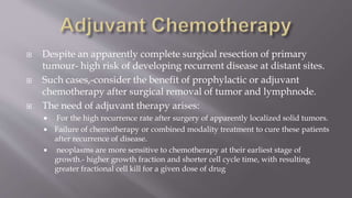 Chemotherapy of Head and neck cancers seminar | PPTX